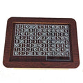 Wooden Money Box Piggy Bank With Counter Home Library Decoration, Spec: Dark Brown 2000 Euros