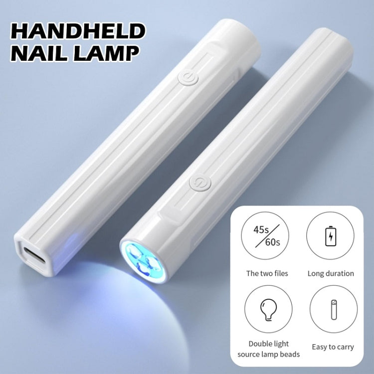 Small Portable Handheld Nail Polish Light Therapy Machine, Model: Plug-in