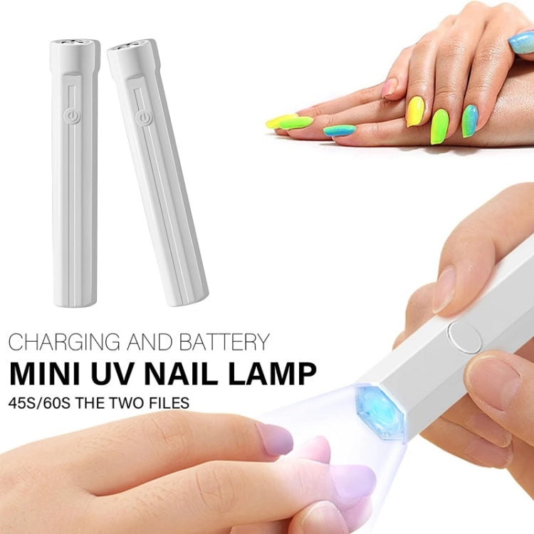 Small Portable Handheld Nail Polish Light Therapy Machine, Model: Rechargeable