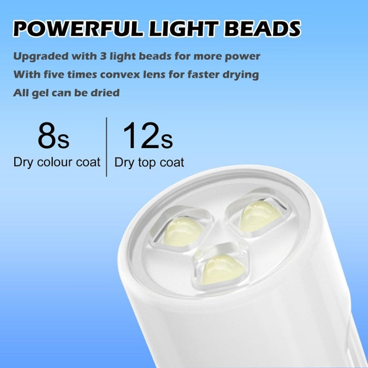 Small Portable Handheld Nail Polish Light Therapy Machine, Model: Plug-in