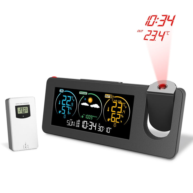 Perpetual Calendar Weather Forecast Color Screen Digital Display Projection Clock(USB)