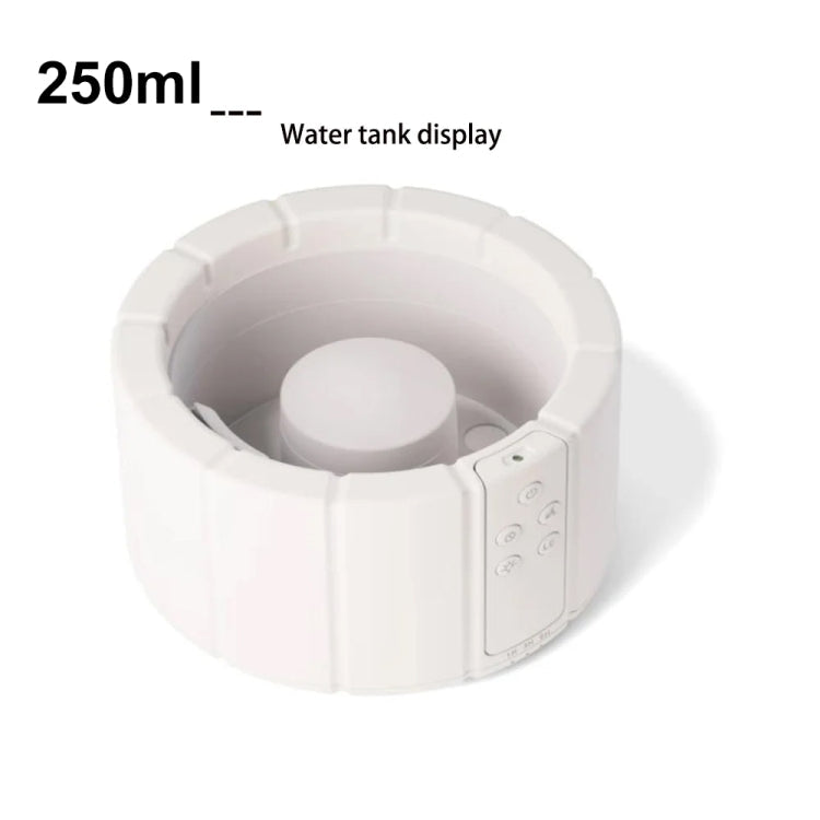 Bonfire Shaped Remote Control Aroma Diffuser Desktop Flame Humidifier, Color: Black