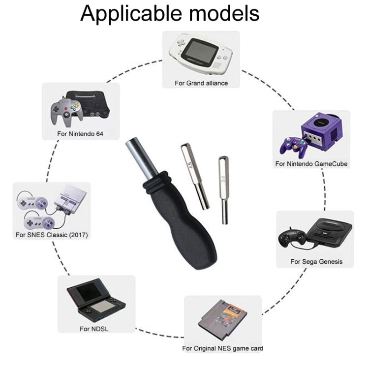 For N64/NGC/SFC Game Console Disassembly Hardware Tools Screwdriver Accessories, Model: 3.8mm Sleeve