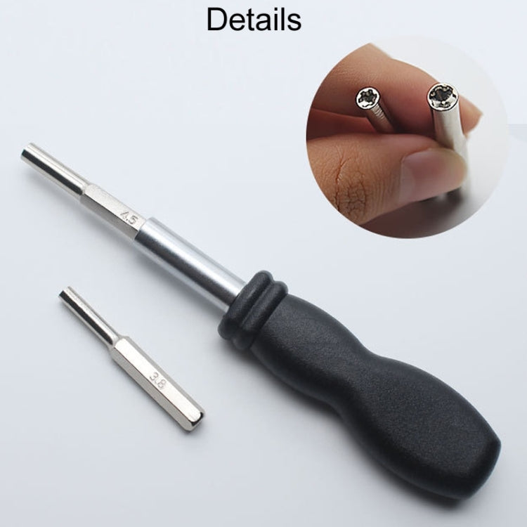 For N64/NGC/SFC Game Console Disassembly Hardware Tools Screwdriver Accessories, Model: 3.8mm Sleeve