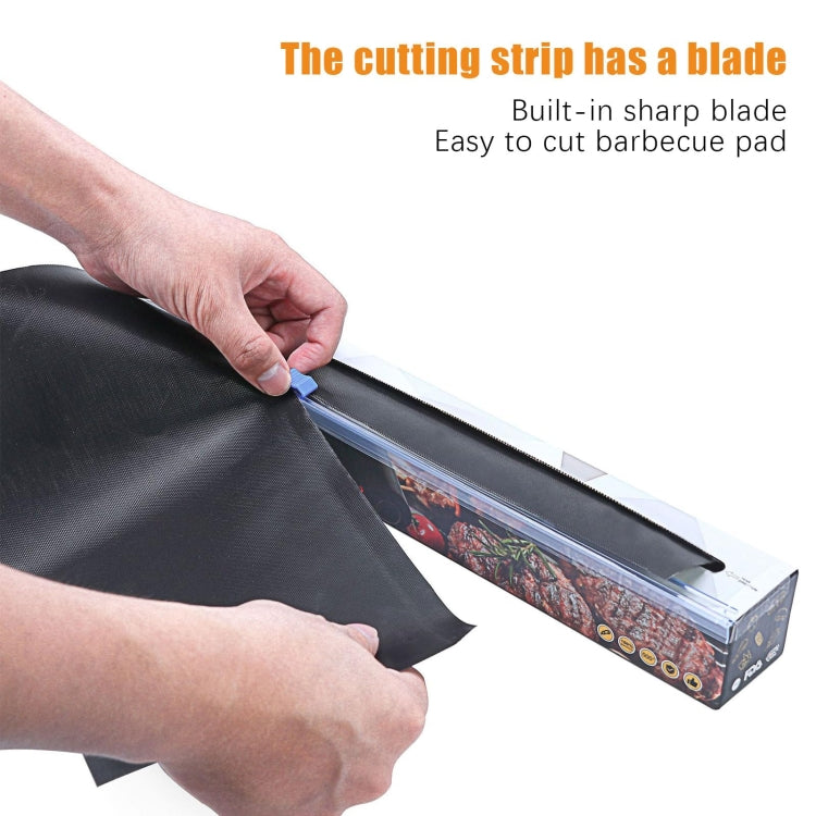 2m Non-Stick Freely Cuttable Grill Mat For Gas, Charcoal or Electric Grills