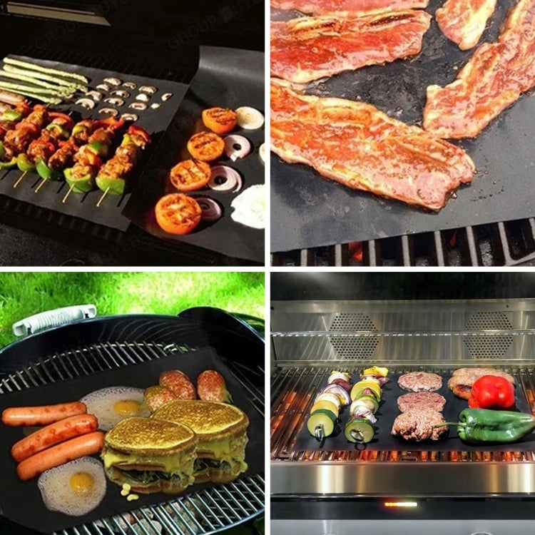 2m Non-Stick Freely Cuttable Grill Mat For Gas, Charcoal or Electric Grills