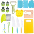 Children Cooking Knife Set Early Childhood Education Kitchen Tools, Spec: 17pcs /Set