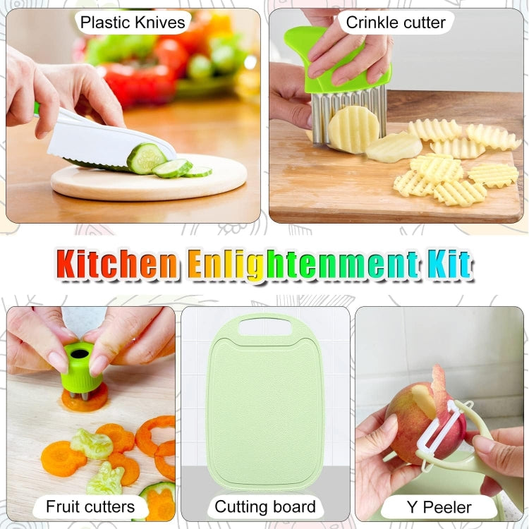 Children Cooking Knife Set Early Childhood Education Kitchen Tools, Spec: 13pcs /Set