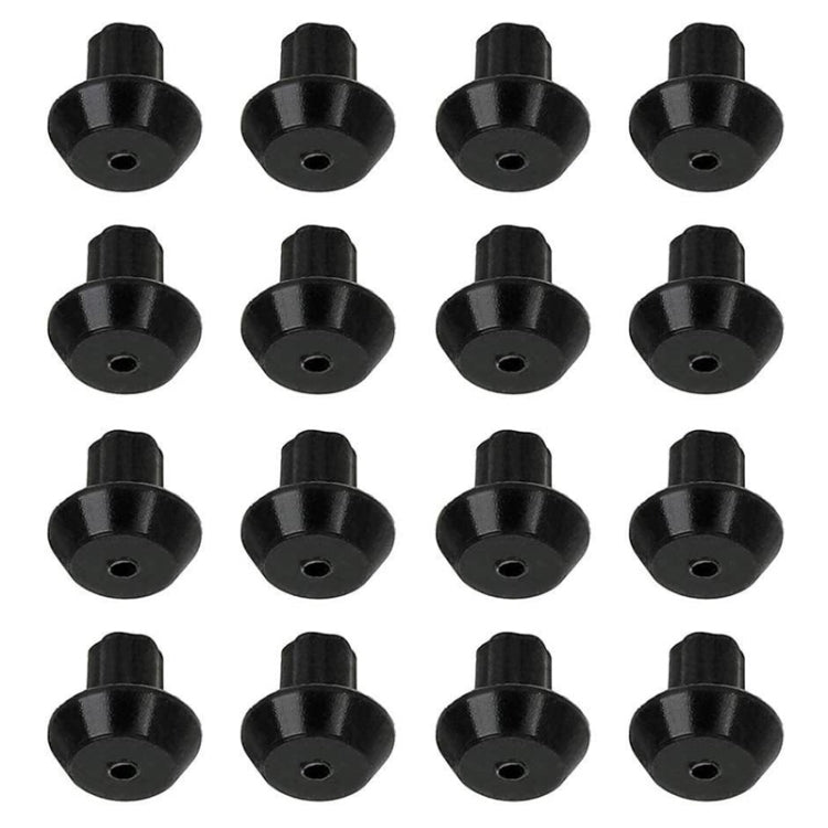 16pcs /Pack WB2K101 Rubber Feet for GE Kenmore Burner Grate Replaces WB02T10461 AP2622260(Black)