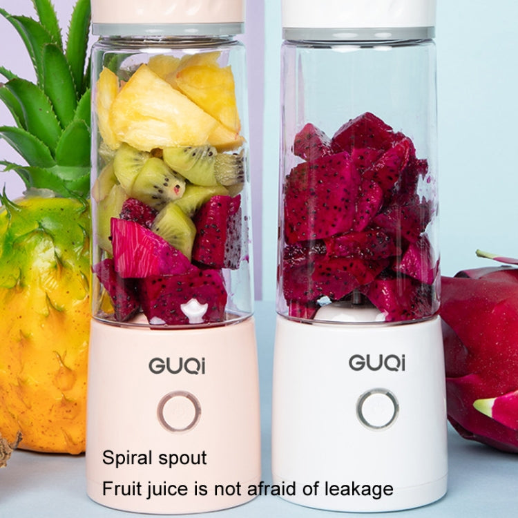 GUQi BSY002 Portable Mini Juicer Wireless Charging Juice Machine(Pink)