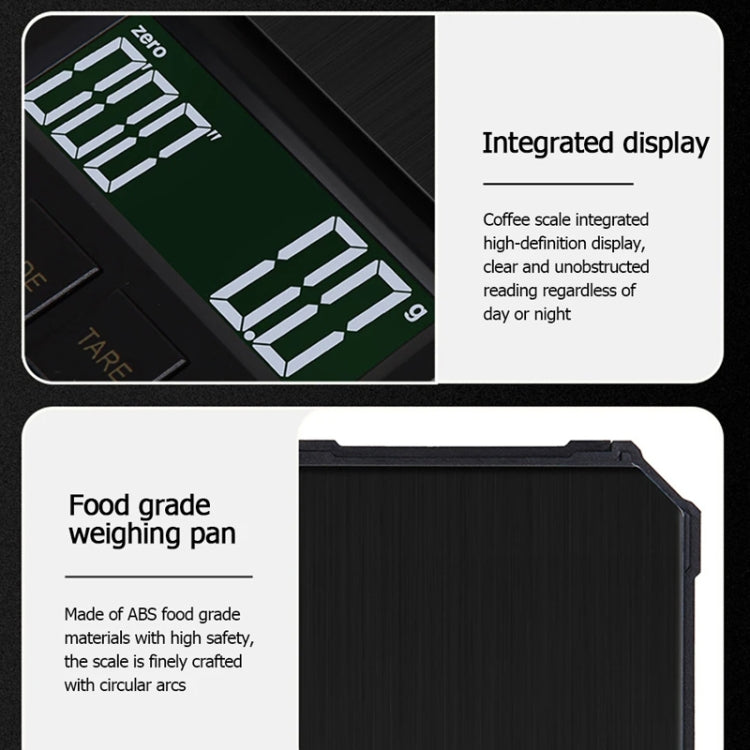 Battery Model 1kg/0.1g Portable Toolbox Digital Scale Jewelry Weighing Tool with Timing