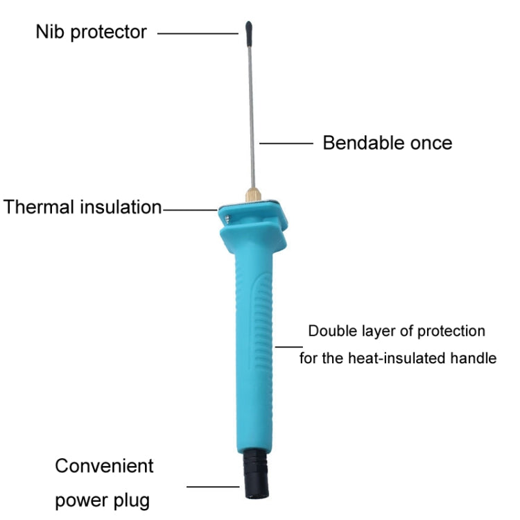 5cm KT Foam Board Cutting Pen Electrothermal Cutting Knife Thermal Melting Pen Tool(EU Plug)