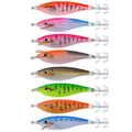 8colors /Set HENGJIA SJ057 Luminous Wooden Shrimp Dummy Bait Squid Hook Hard Bait, Size: 11cm 13.4g
