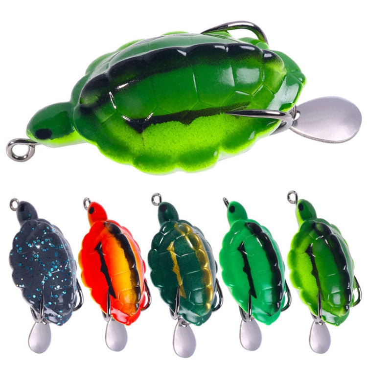5colors /Set HENGJIA FO016 Lua Thunder Brogue Dummy Bait Turtle Sequins Fishing Bait, Size: 5.7cm 11.7g