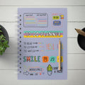 A5 Self-filling Undated Coil Planner Planning Notes Schedule(Purple)