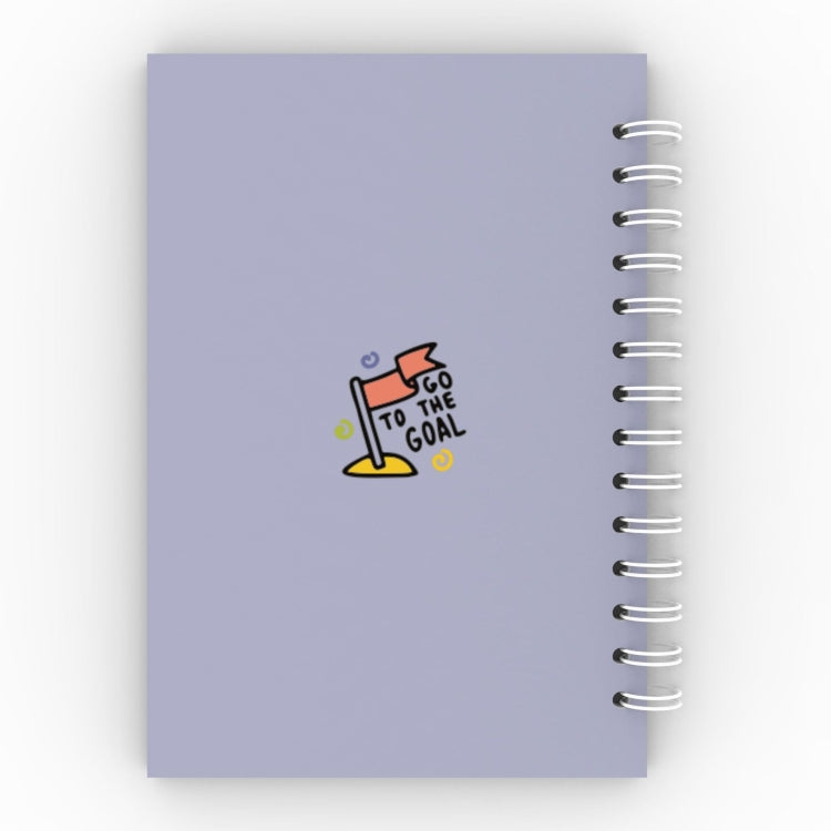 A5 Self-filling Undated Coil Planner Planning Notes Schedule(Purple)