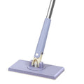 Washcloth Small Mop Lazy Person Hand-Free Automatic Paper Change Mini Floor Cleaner(Purple)