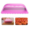 Hot Dog Slicer Cutter Sausage Plastic Slicers For BBQ Outdoor Camping(Pink)