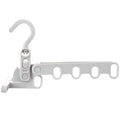 Foldable 5-Hole Clothes Hanging Rack Traveling Portable Clothing Hooks(Random Color Delivery)