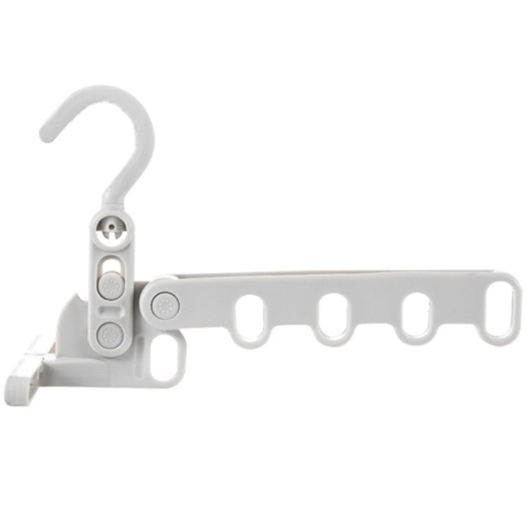 Foldable 5-Hole Clothes Hanging Rack Traveling Portable Clothing Hooks(Random Color Delivery)