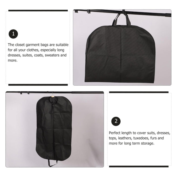 Non-woven Coat Suit Thickened Dust Bag, Color: White 60x120cm
