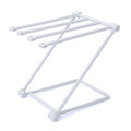 Foldable Rag Storage Rack Kitchen Countertop Dishcloth Hanging Rack Cup Drainer Holder(Gray)