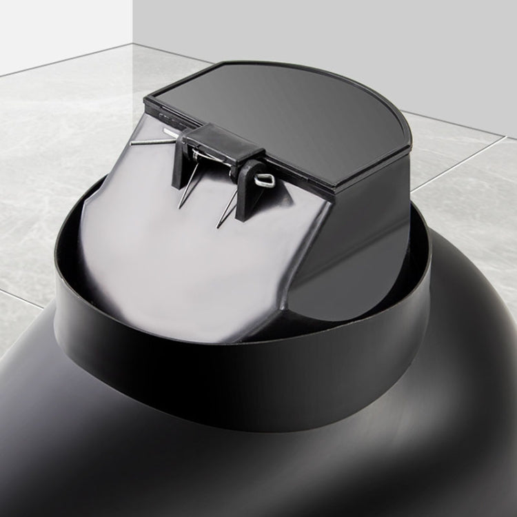Disposable Plastic Toilet Temporary Simple Site Construction Squatting Toilet, Specification: Black Without Cover