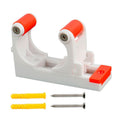 DEEMOUNT RCK-051 Road Bicycle Parking Buckle Wall Hook Mountain Bike Parking Buckle(White Red)
