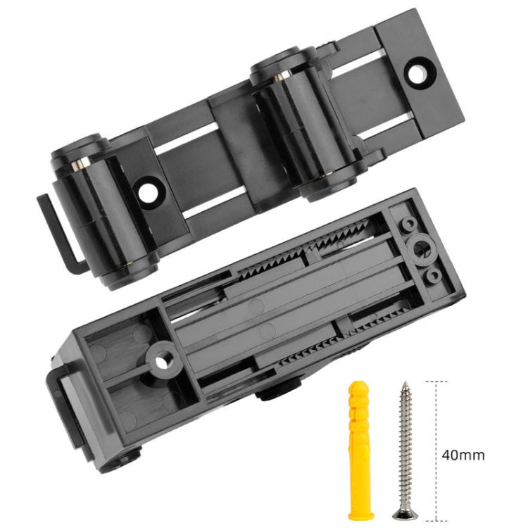 DEEMOUNT RCK-051 Road Bicycle Parking Buckle Wall Hook Mountain Bike Parking Buckle(White Black)
