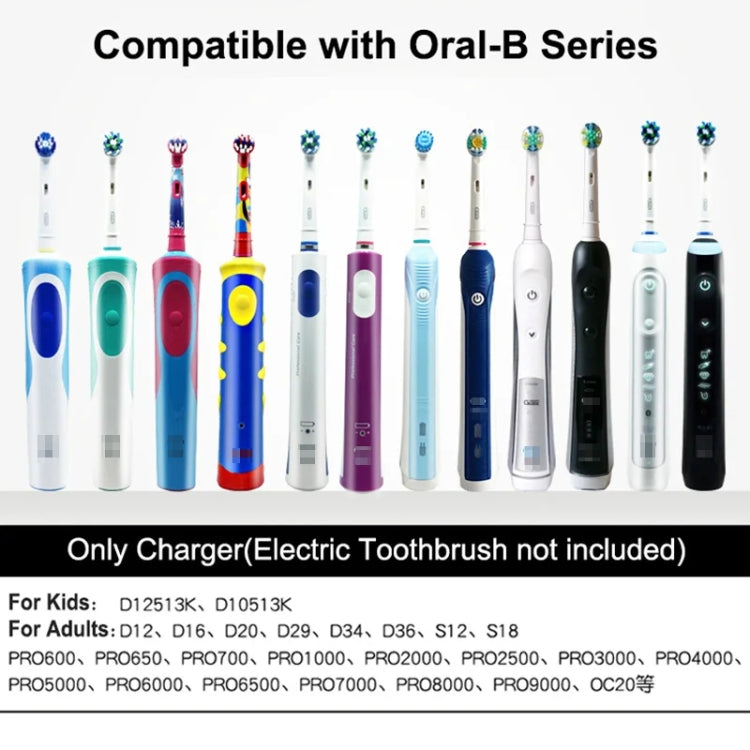 3757 Charger For Braun Oral B D12 D16 D20 D36 Electric Toothbrush，EU Plug
