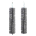 2pcs Bendable Fan Cleaning Brush Household Sofa Dusting And Removing Cleaner(Gray)