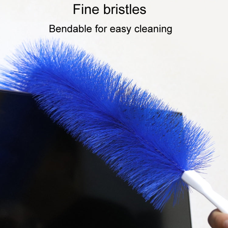 2pcs Bendable Fan Cleaning Brush Household Sofa Dusting And Removing Cleaner(Gray)