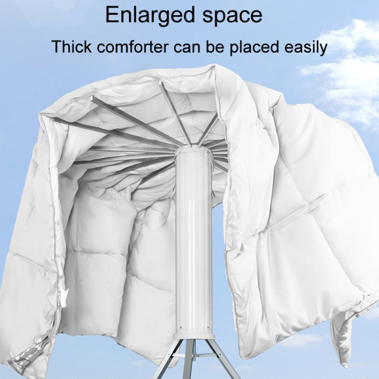 Free Installation Floor Drying Rack Balcony Foldable Octopus Hanging Clothesline, Style: Aluminum Pole