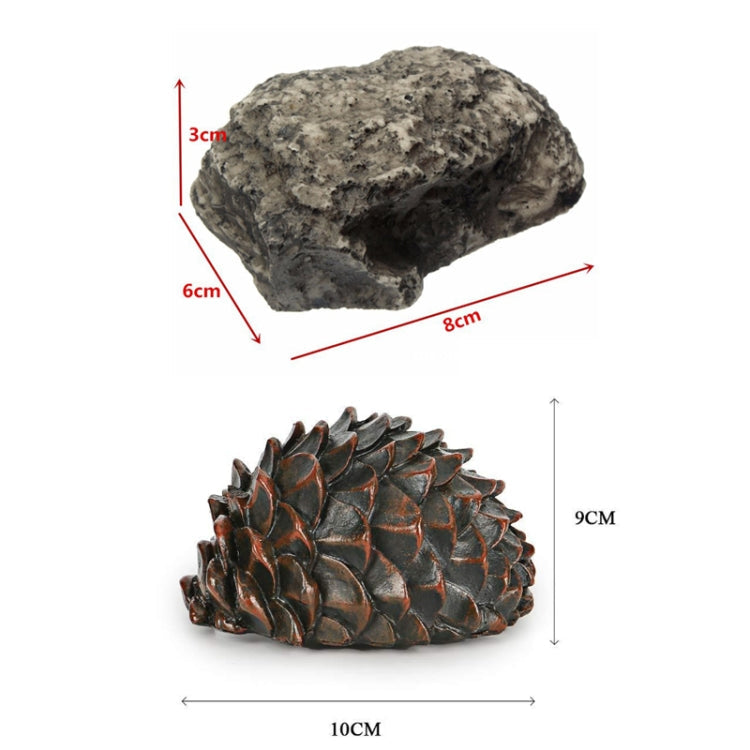 Simulated Stone Pine Nut Safe Key Box For Hiding Private Money, Shape: Stone