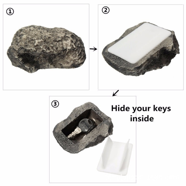 Simulated Stone Pine Nut Safe Key Box For Hiding Private Money, Shape: Stone