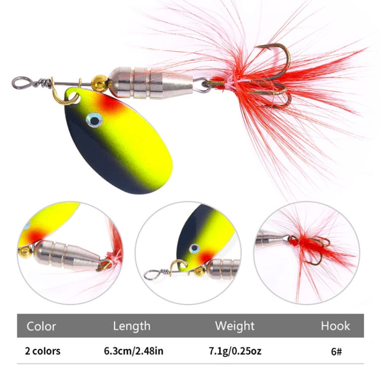 HENGJIA Composite Metal Sequins Fishing Lure Freshwater Fishing Dummy Bait, Model: SP021