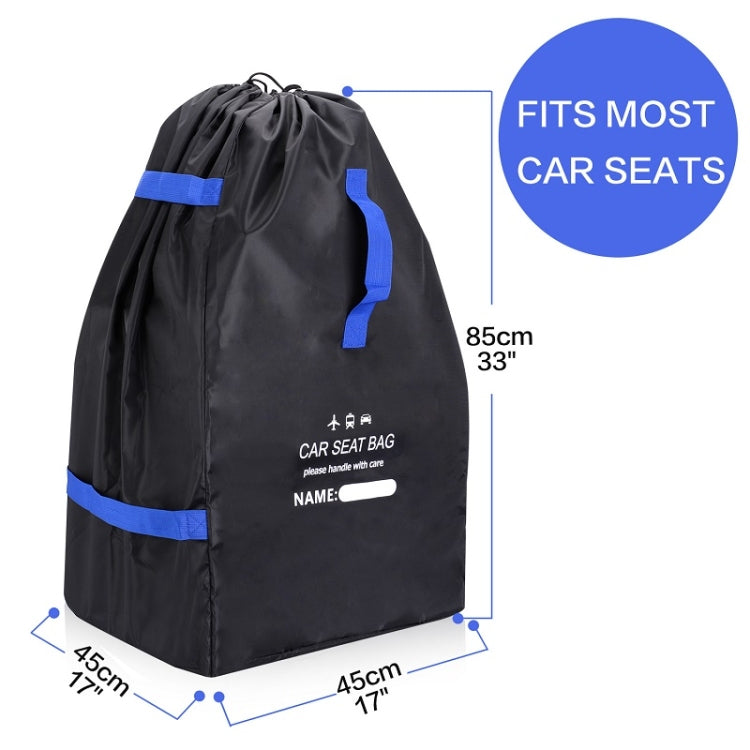 Car Child Safety Seat Travel Bag Baby Stroller Wheelchair Storage Bag(Blue)