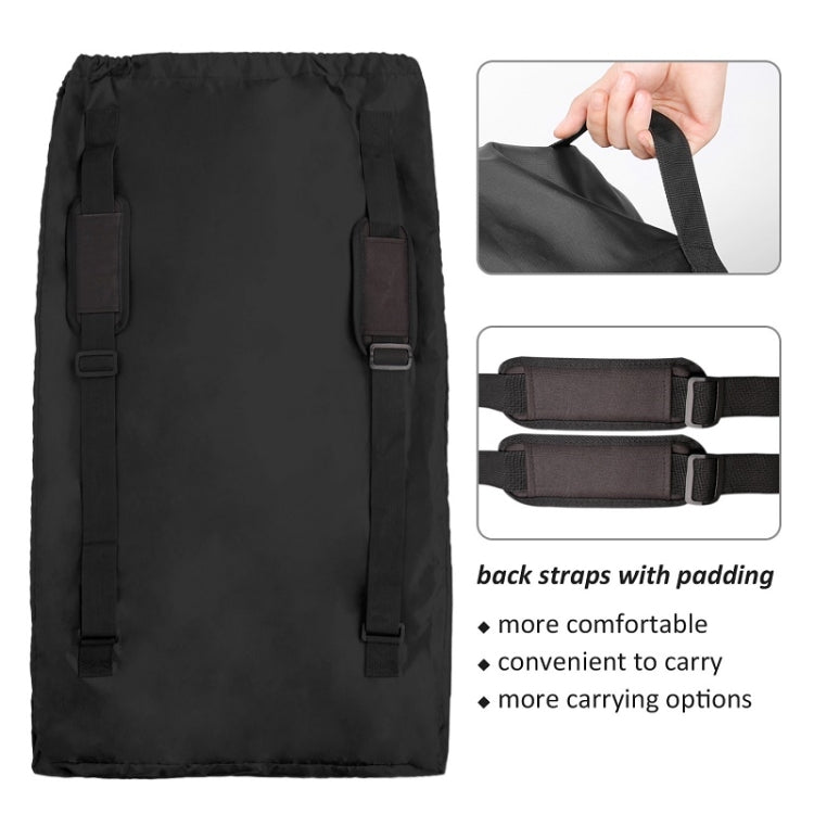 Car Child Safety Seat Travel Bag Baby Stroller Wheelchair Storage Bag(Black)