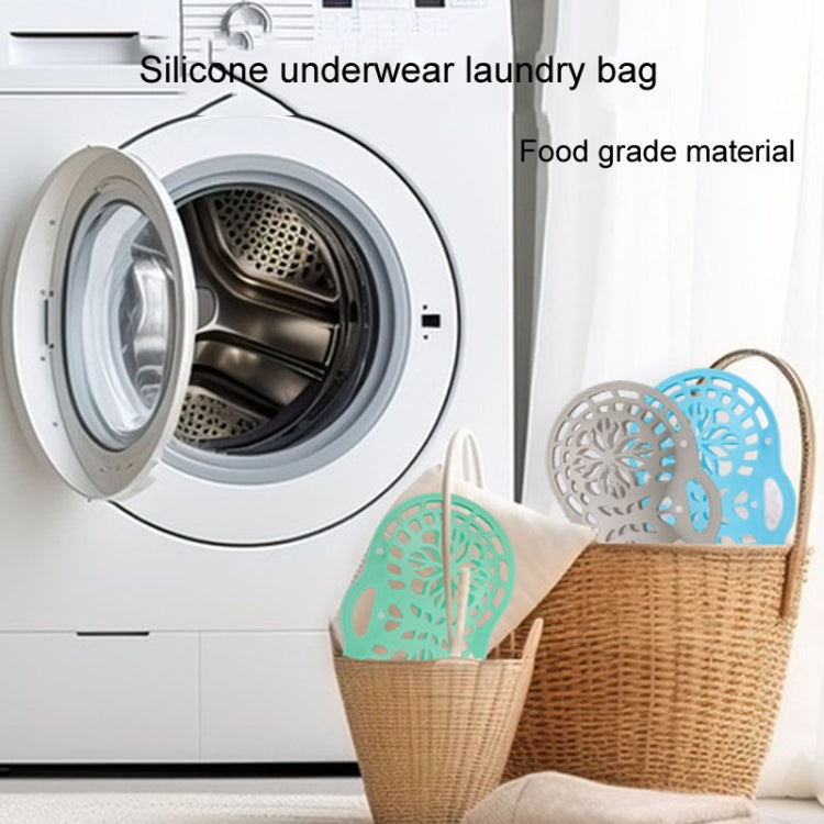 Silicone Bra Laundry Bag Anti-Distortion Filter Washing Protective Bag For Washing Machine(Pink)