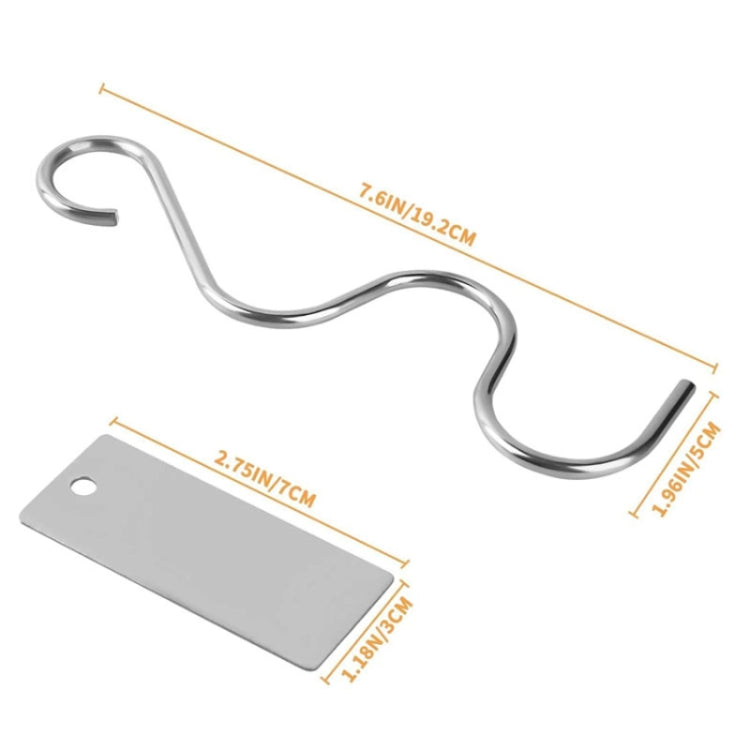 Stainless Steel Peanut Butter Stirrer Food Grade Material Kitchen Butter Jam Stirring Tool(Updated Model)