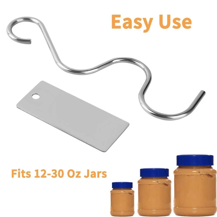 Stainless Steel Peanut Butter Stirrer Food Grade Material Kitchen Butter Jam Stirring Tool(Regular Model)