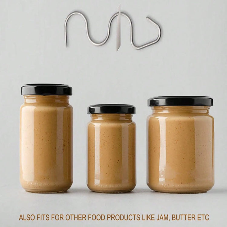 Stainless Steel Peanut Butter Stirrer Food Grade Material Kitchen Butter Jam Stirring Tool(Regular Model)