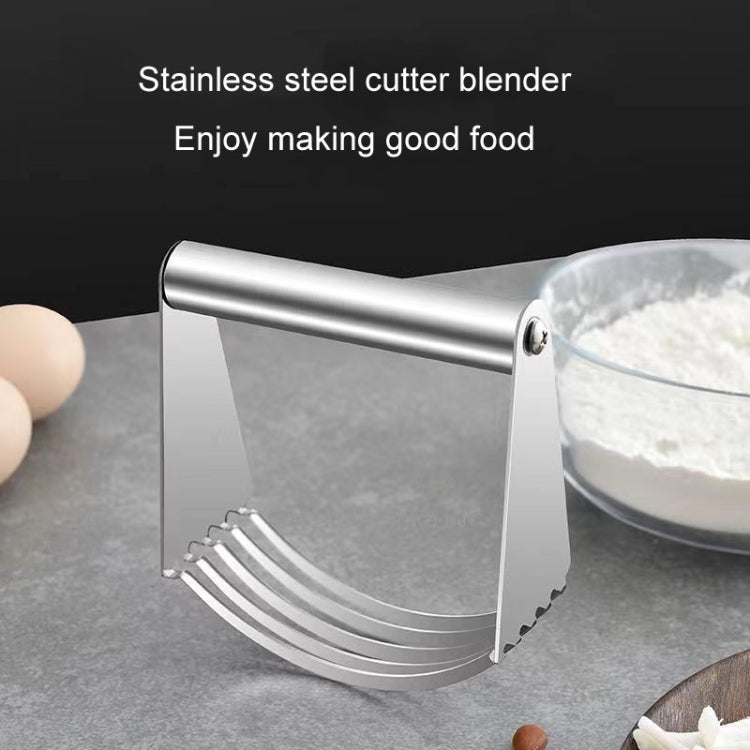 Stainless Steel Cutter 5-Layer Curved Dough Mixer Kitchen Baking Flour Cutter Gadgets(91g)