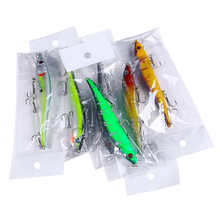 6colors /Set HENGJIA MI169 Submerged Minnow Dummy Bait Lua Hard Fishing Lures, Size: 12cm 13.6g