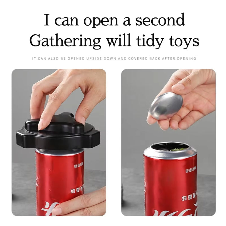 Magnetic Rotatable Can Opener Portable Beer Coke Manual Bottle Opener(Pink)