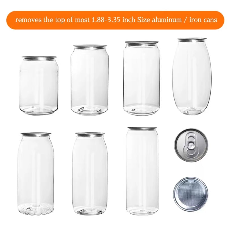 Magnetic Rotatable Can Opener Portable Beer Coke Manual Bottle Opener(Pink)