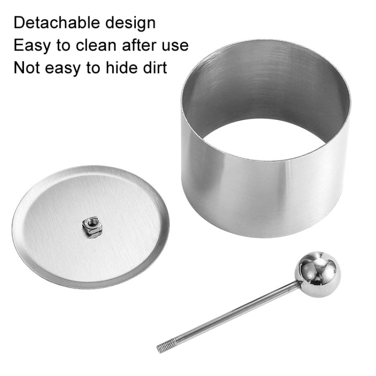 Small Stainless Steel Tiramisu Mold Mousse Cake Disk Mold