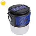 DV-V12 Outdoor Solar Camping Light FM Card Bluetooth Speaker(Blue)