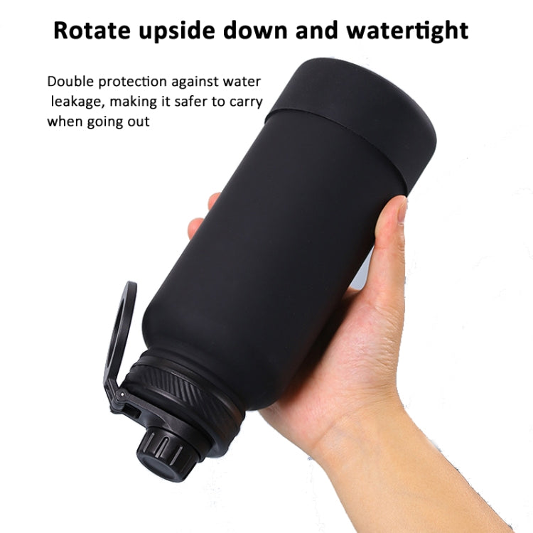 650ml Sports Bottle With Phone Magnetic Holder Stainless Steel Thermos Cup