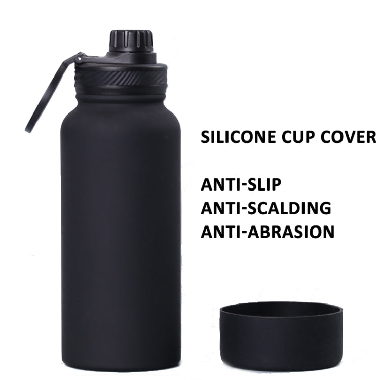 1000ml Sports Bottle With Phone Magnetic Holder Stainless Steel Thermos Cup